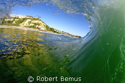 Inside out/barrel tube surfing...Salt Creek, CA, that's t... by Robert Bemus 